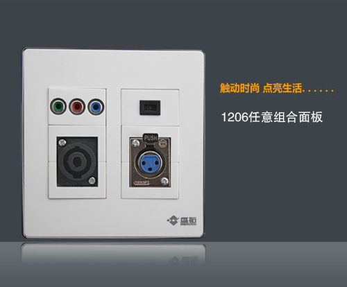 120型 AV三孔色差+舞臺音響+光纖SC+卡農母